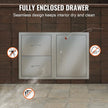 VEVOR Outdoor Kitchen Door Drawer Combo 32.5\