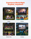 VEVOR 20 ft Inflatable Movie Screen 16:9 600D Movie Projection with Portable Bag