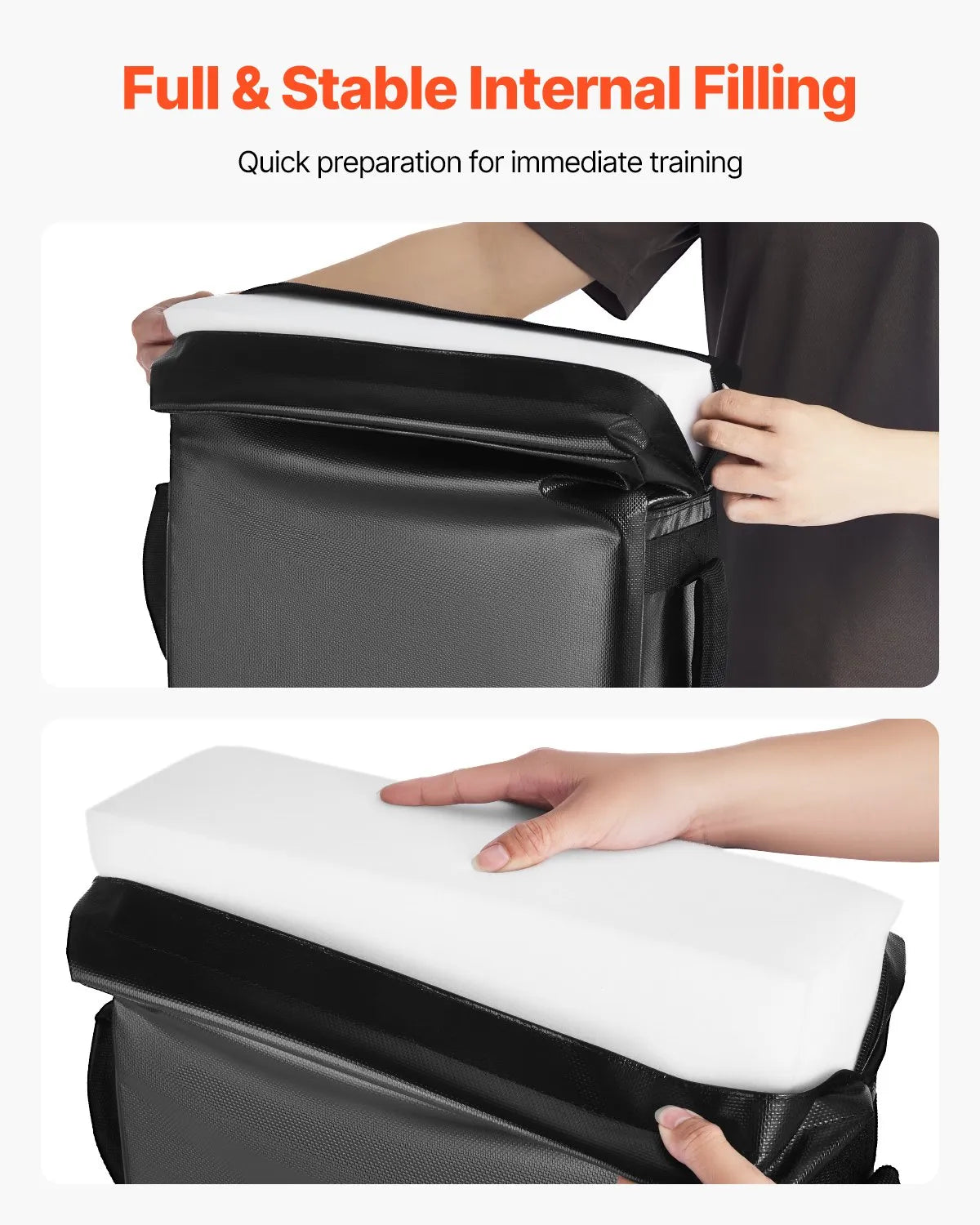 VEVOR 24x16in Football Blocking Tackle Dummy Kick Shield Pad with Handles 2PCS