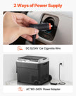 VEVOR 12V Car Refrigerator Portable Freezer 63.4QT Electric Cooler for Camping