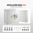 VEVOR 28x20x10 in Cold Rolled Steel Electrical Enclosure Wall Mount Junction Box