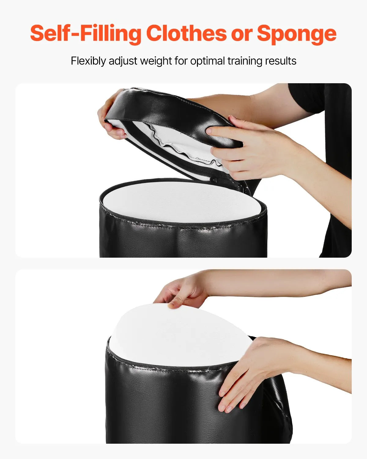 VEVOR 47in Football Tackling Dummy Blocking Pad Practice Equipment 1PCS Unfilled