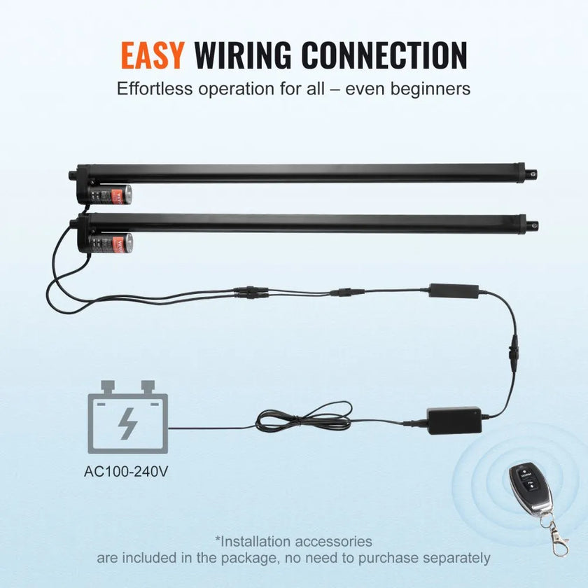 VEVOR 2PCS Linear Actuator Kit, 30 Inch High Speed 0.35