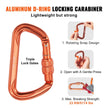 VEVOR 16mm Steel Core Flipline 10ft(3m) Arborist Flipline for Fall Protection