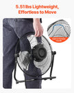 VEVOR 14 In Floor Fan 3 Speed 360° Adjustable Tilt High-Velocity Industrial Fan