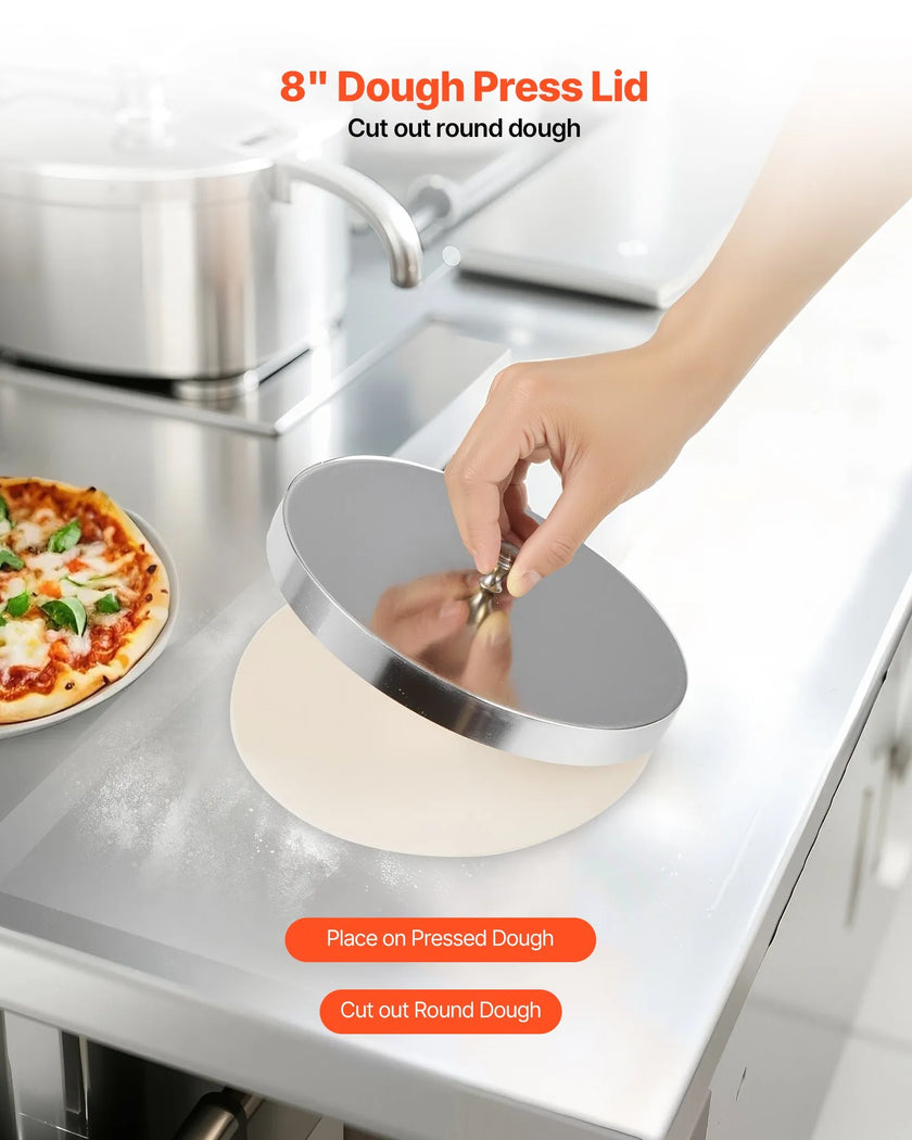 VEVOR 14 Inch Pizza Dough Roller Sheeter Automatic Commercial Dough Press 370W