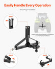 VEVOR 3 Point 2 in Trailer Hitch Receiver Tractor Drawbar Adapter Heavy Duty