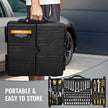 VEVOR 207-Piece Mechanics Tool Set 1/4