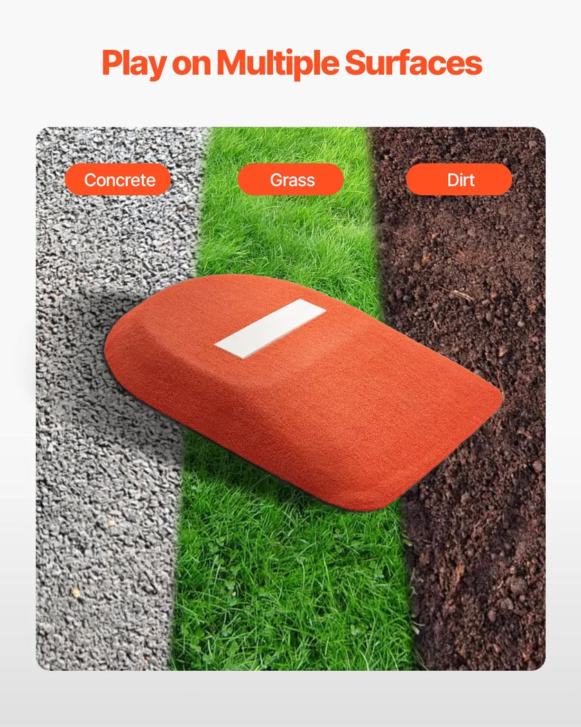 VEVOR 42 in Pitching Mound Portable Pitcher Mound Baseball Softball  Training