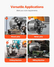 VEVOR 3 Inch 4-Jaw Self-Centering Lathe Chuck for Lathe Drilling Milling Machine