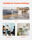 VEVOR 31.5 in Round Dining Table Wood Kitchen Table for 2-4 Person (Only Table)
