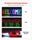 VEVOR 40x8in Programmable LED Sign Digital Scrolling Display Board P10 Fullcolor
