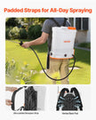VEVOR 3.2 Gal Battery Powered Backpack Sprayer 0-90 PSI 2H Runtime for Yard Lawn