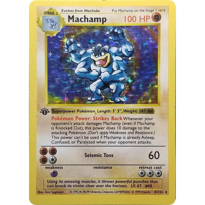 Machamp - 8/102 (Base Set Shadowless) (008/102) (PR)