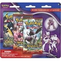 BREAKthrough Three Pack Pin Blisters [Mega Mewtwo X]