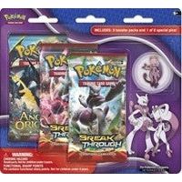 BREAKthrough Three Pack Pin Blisters [Mega Mewtwo Y]