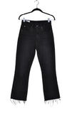 UNBRANDED Women Wide Legs Jeans Regular fit in Black - 26
