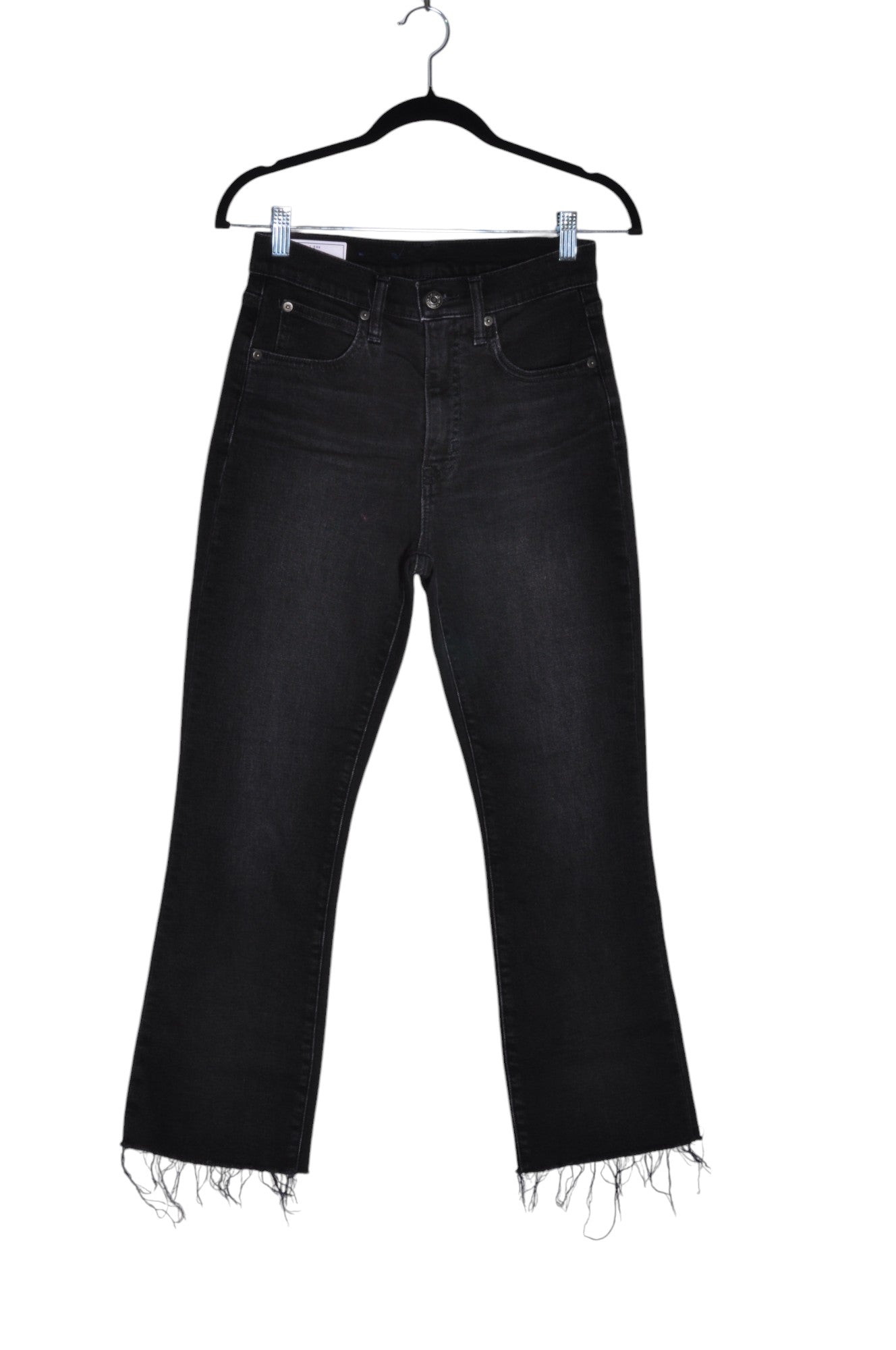 UNBRANDED Women Wide Legs Jeans Regular fit in Black - 26