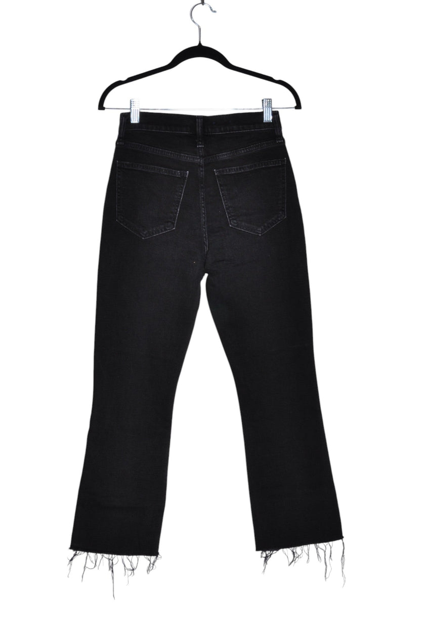 UNBRANDED Women Wide Legs Jeans Regular fit in Black - 26