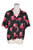 MONTEAU Women Crop Tops Regular fit in Black - L