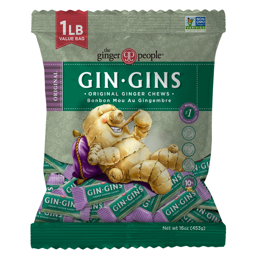 The Ginger People - Gin Gins Original Chewy Ginger (128g)