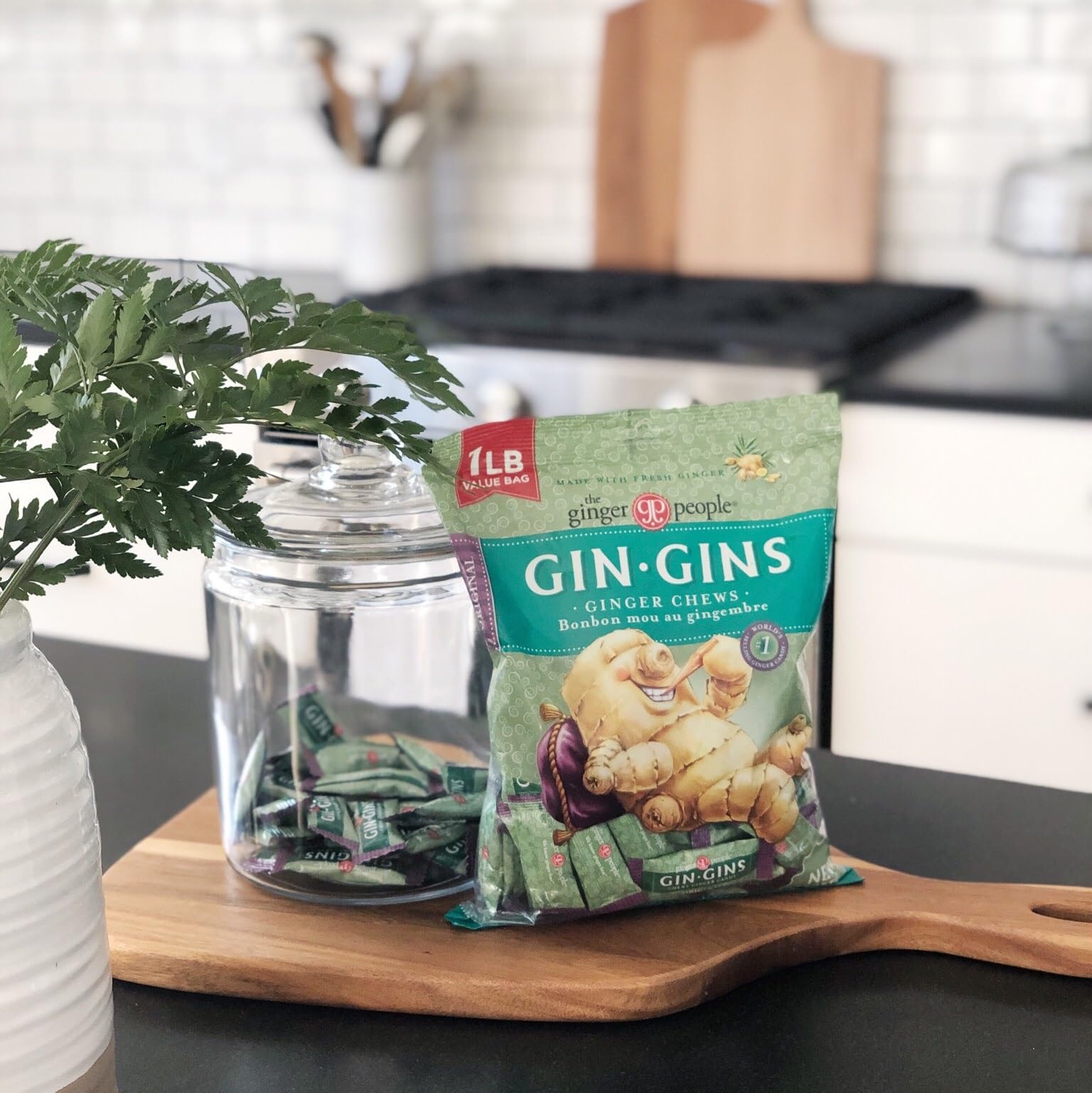 The Ginger People - Gin Gins Original Chewy Ginger (128g)