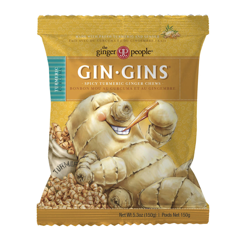 The Ginger People - Gin Gins Spicy Turmeric Ginger Chew (60g)