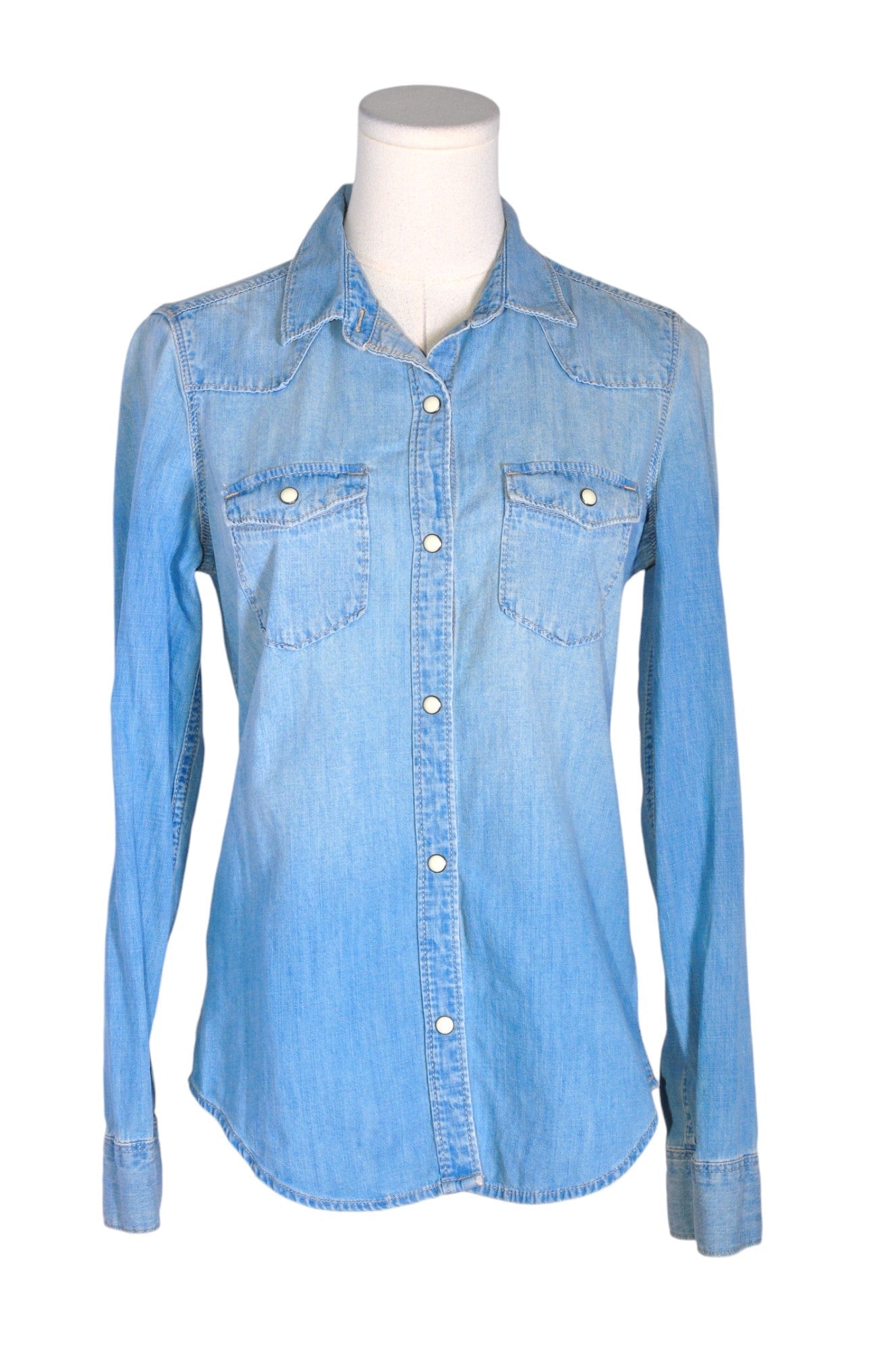 GAP Women Denim Tops Regular fit in Blue - XS