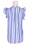 JUST LIVING Women Button Down Tops Regular fit in Blue - XS