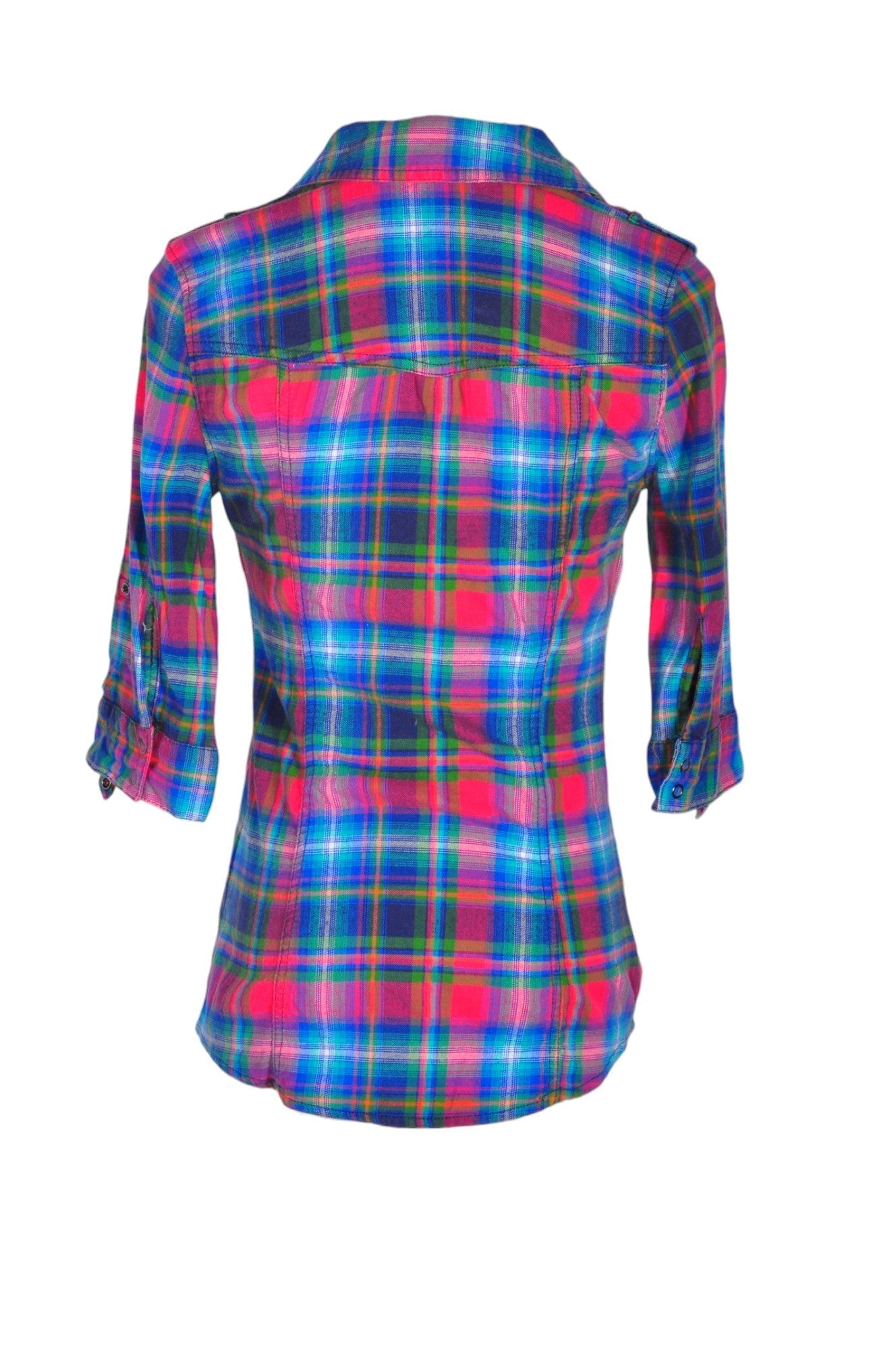GRG DENIM Women Button Down Tops Regular fit in Blue - XS