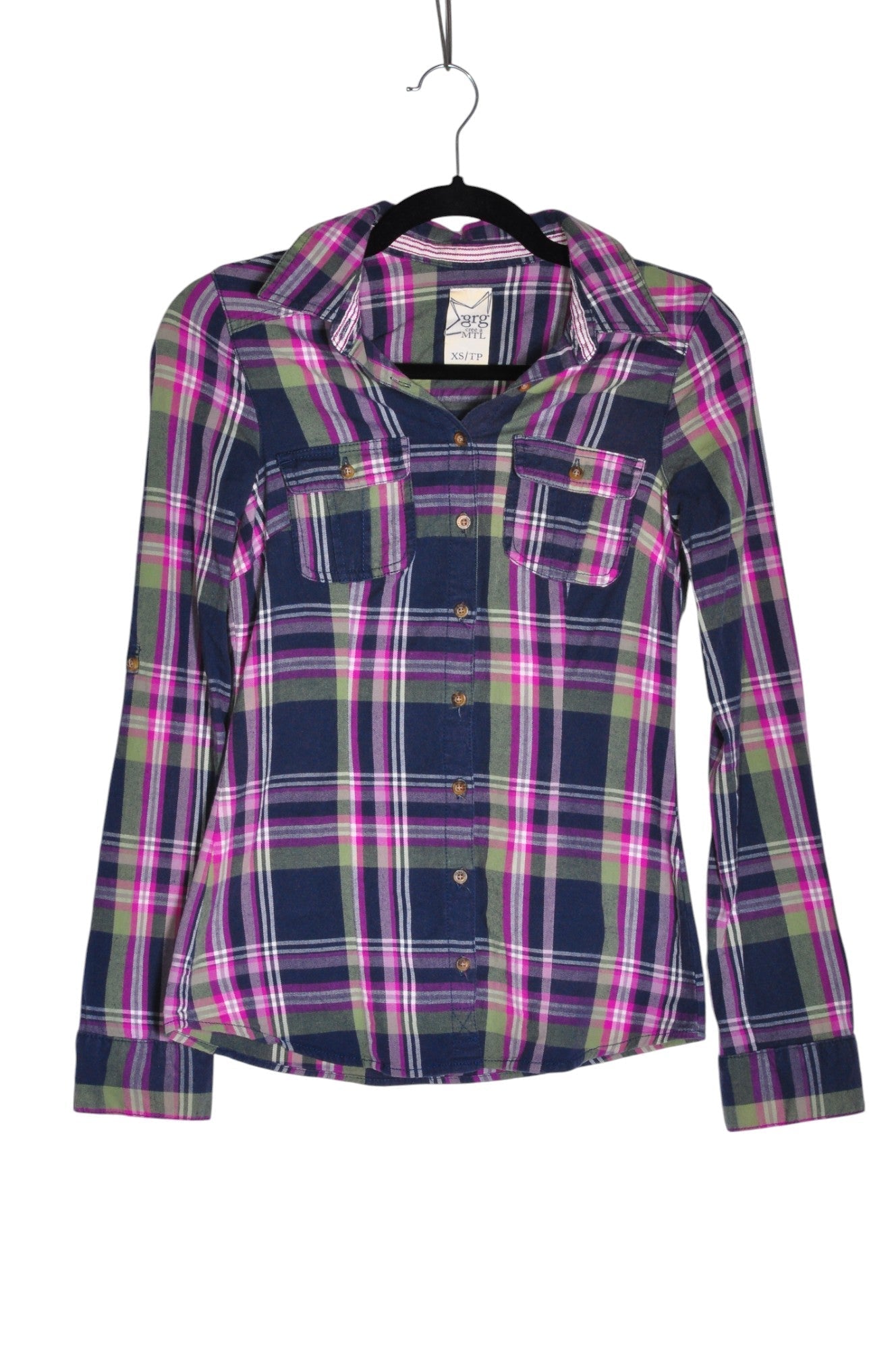 GRG DENIM Women Button Down Tops Regular fit in Blue - XS