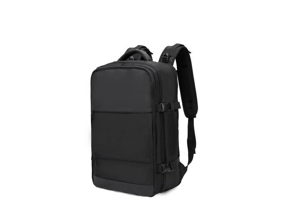Large Capacity Girls School Laptop Backpack – Black & Pink | 18