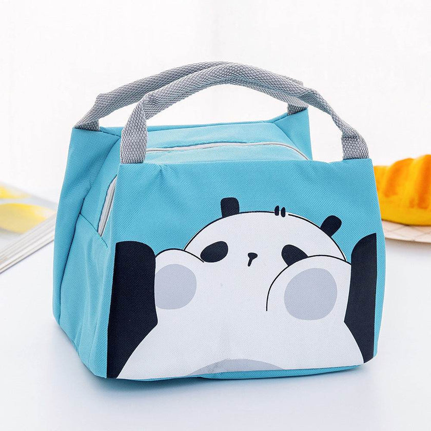 Cute Cartoon Lunch Bag – Insulated for Kids & Students