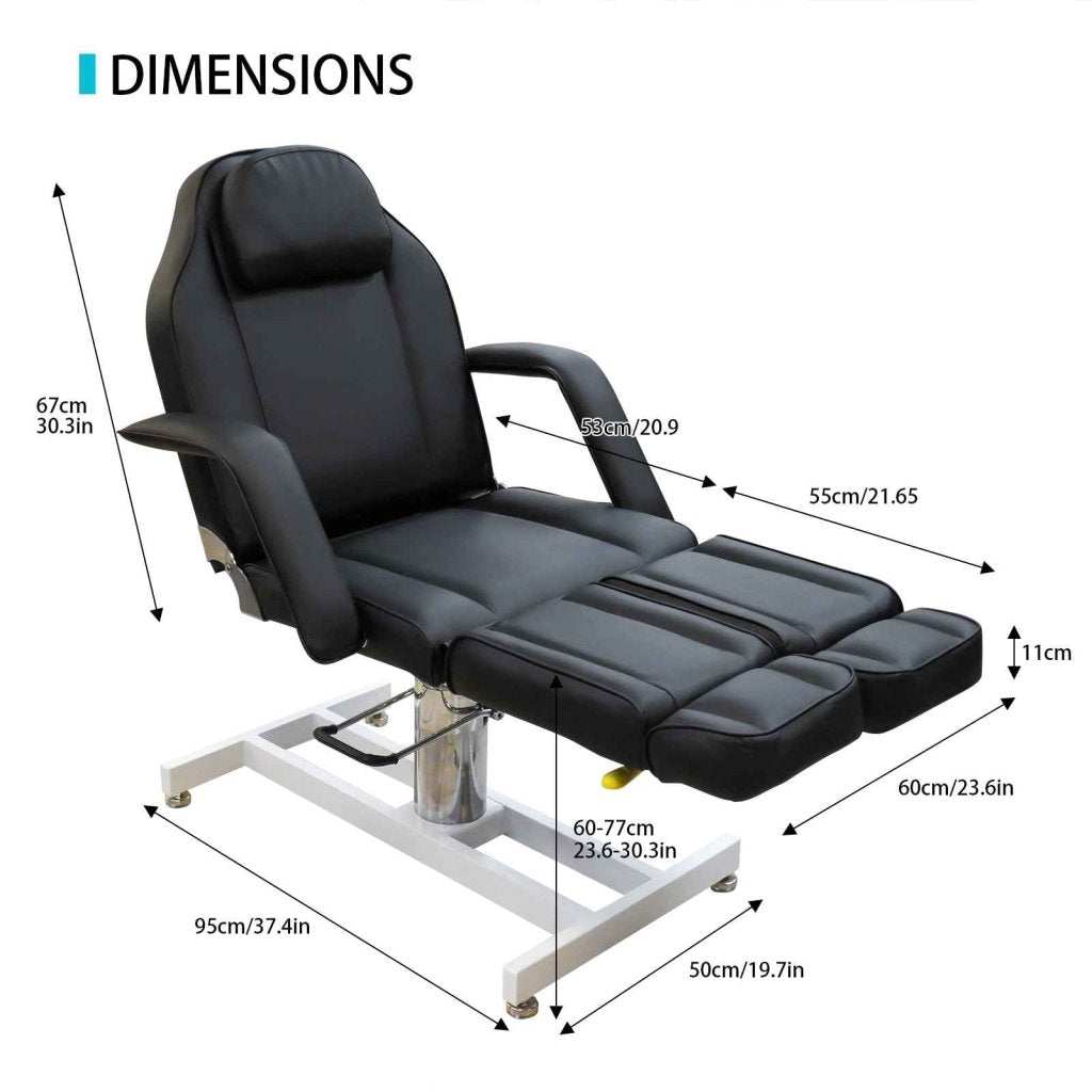 Greenlife Katia Hydraulic Adjustable Beauty SPA Tatoo Beauty Chair Bed with Separate Legs