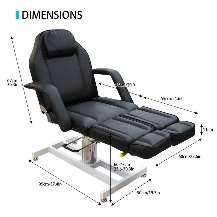 Greenlife Katia Hydraulic Adjustable Beauty SPA Tatoo Beauty Chair Bed with Separate Legs