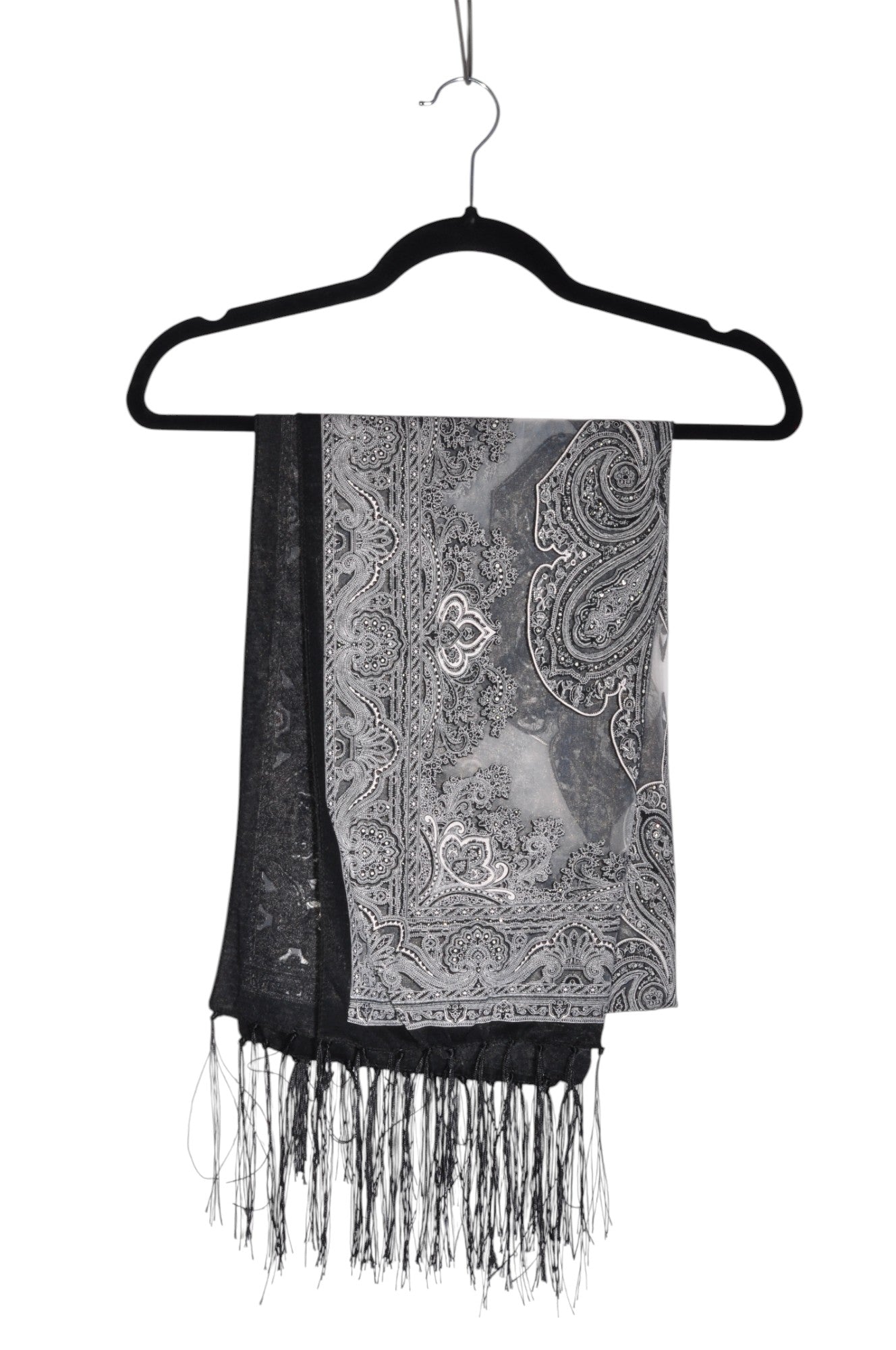 UNBRANDED Women Scarves Regular fit in Black - S