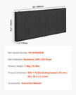 VEVOR 40x18in Programmable LED Sign Digital Scrolling Display Board P6 Fullcolor