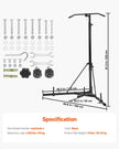 VEVOR 2 in 1 Heavy Duty Punching Bag Frame Boxing Punching Fitness Stand Steel