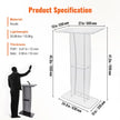 VEVOR Acrylic Podium, 47