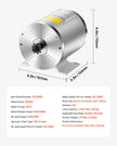 VEVOR 1800W Electric Brushless DC Motor Kit 48V 4500rpm with Speed Controller