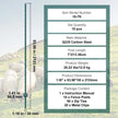 VEVOR 7 Feet Fence Post 10 Pack T-Post Heavy Duty Metal Fence Posts Green