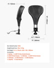 VEVOR Motorcycle Rider Backrest Sissy Bar for Harley Touring Models 2009-2024
