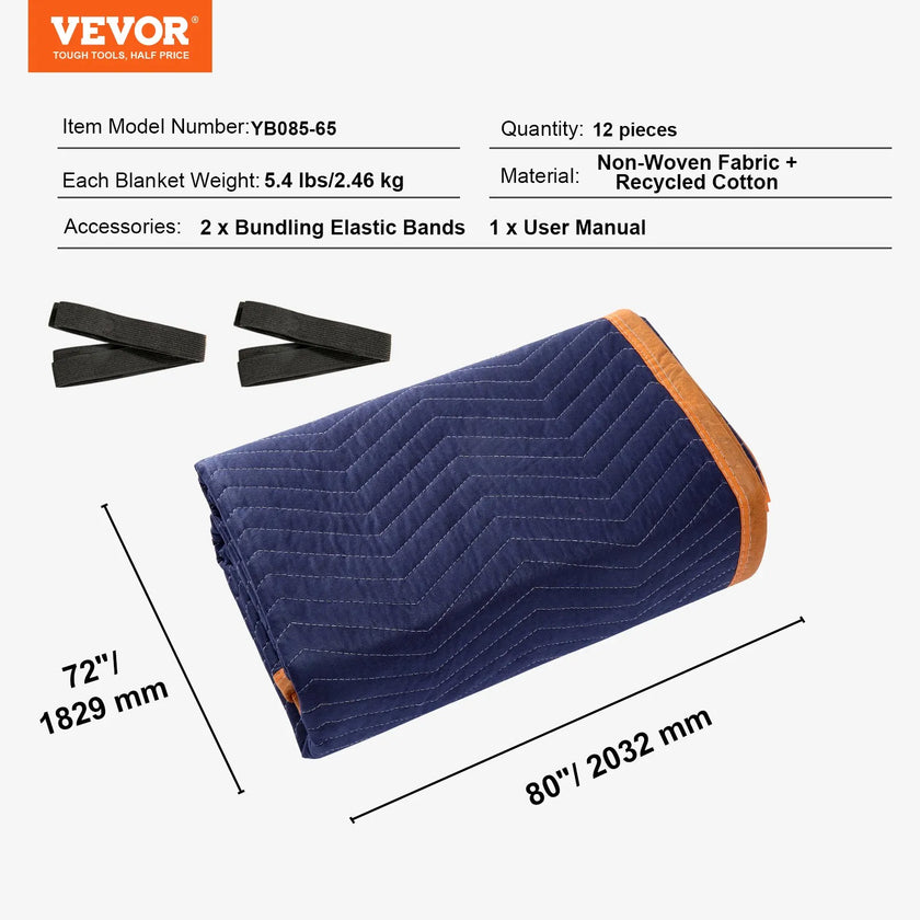 VEVOR Moving Blankets, 80