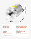 VEVOR 3000W Electric Brushless DC Motor 60V 4800rpm Motor for E-Bike Dirt Bike