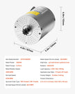 VEVOR 72V 3000W Electric Brushless DC Motor Kit with Upgraded Speed Controller