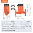 VEVOR 007E-2F2 High Efficiency Circulation Pump 110V 42W EMC Circulator Pump