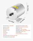VEVOR 1800W Electric Brushless DC Motor Kit 48V 4500rpm Motor & Speed Controller