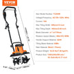 VEVOR 10 Amp Electric Tiller, 14