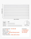 VEVOR 2 x 4 ft Slat Wall Paneling PVC White Garage Slatwall with Modular Design