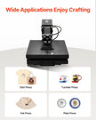 Heat Press Machine 15 x 15 inch Sublimation Printer Transfer for DIY T-shirt